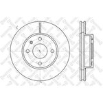 6020-2529V-SX, 6020-2529V-SX_диск тормозной передний!\ Ford Escort/Sierra ...