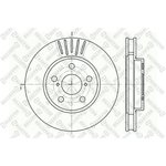 6020-4544V-SX, 6020-4544V-SX_диск тормозной передний!\ Toyota Carina ...