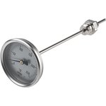 608002/0180-834-847- 6-104-26-26-200/000, Immersion Dial Thermometer 0 +250 °C ...