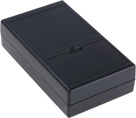 Фото 1/3 CHHMC01BK, 2900 Series Black ABS Handheld Enclosure, Integral Battery Compartment, 105 x 61 x 28mm