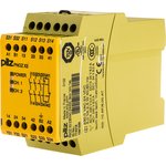 774318, Dual-Channel Emergency Stop Safety Relay, 24 V dc, 230V ac, 3 Safety Contacts