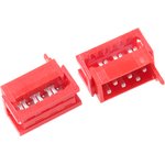 690157000672, Headers & Wire Housings WR-MM 2.54mm IDC 6Pins Male Red