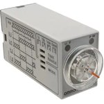 H3YN-2 DC24, H3YN Series DIN Rail Mount Timer Relay, 24V dc, 2-Contact, 0.1 s → 10min