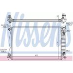 60233A, Радиатор системы охлаждения AUDI: A6 (4F2) 2.7 TDI/2.7 TDI QUATTRO/3.0 ...
