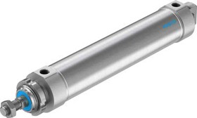 DSNU-63-250-P-A, Pneumatic Piston Rod Cylinder - 196018, 63mm Bore, 250mm Stroke, DSNU Series, Double Acting