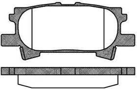 1040.00, 1040 00_=FDB1731=D2250-01 [0446648040] !колодки дисковые з.\ Lexus RX 300 03