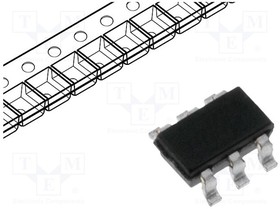 TPS2553DSF6, IC: power switch; high-side,USB switch; 2.25A; Ch: 1; N-Channel