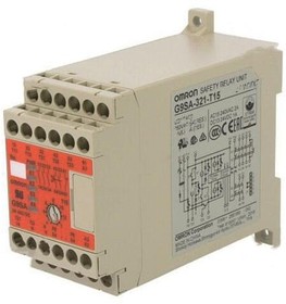 Фото 1/4 G9SA-321-T15 AC/DC24, Single/Dual-Channel Emergency Stop Safety Relay, 24V ac/dc, 3 Safety Contacts