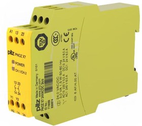Фото 1/5 774059, Single-Channel Safety Switch/Interlock Safety Relay, 24V ac/dc, 2 Safety Contacts