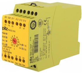 Фото 1/2 774500, Dual-Channel Safety Switch/Interlock Safety Relay, 24V dc, 2 Safety Contacts