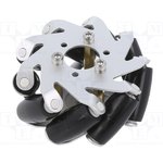 FIT0779, DFRobot Accessories Metal Mecanum Wheel with Motor Shaft Coupling ...