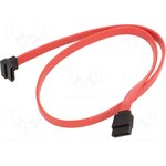 AK-CA-51, Кабель: SATA, SATA вилка, угловая вилка SATA, 0,5м