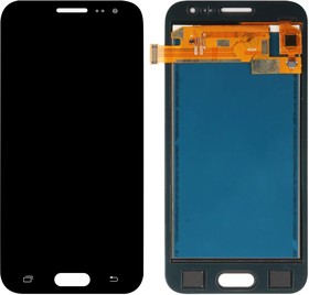 Дисплей (экран) в сборе с тачскрином для Samsung Galaxy J2 SM-J200F черный (TFT-совместимый)