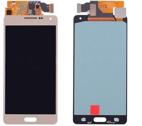 Дисплей (экран) в сборе с тачскрином для Samsung Galaxy A5 SM-A500F золотистый (TFT-совместимый с регулировкой яркости)