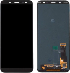 Дисплей (экран) в сборе с тачскрином для Samsung Galaxy A6 (2018) SM-A600F черный (TFT-совместимый с регулировкой яркости)