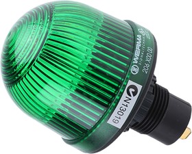 Фото 1/2 206.200.00, EM 206 Series Green Steady Beacon, 12 48 V ac/dc, Panel Mount, Incandescent, LED Bulb, IP65