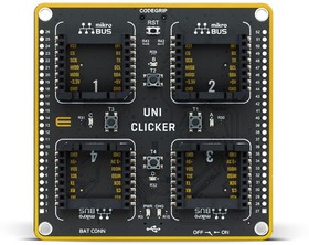 Фото 1/2 MIKROE-4198, UNI Clicker Development Board for MCU Card Socket
