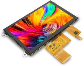 Фото 1/2 MIKROE-4279 TFT TFT LCD Display / Touch Screen, 5in WVGA, 800 x 480pixels