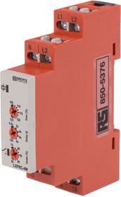 Фото 1/4 LXPRC-4W 230V (400V), Phase, Voltage Monitoring Relay, 3 Phase, SPDT, DIN Rail