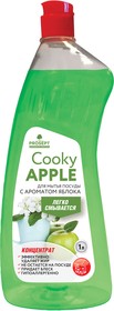 Гель Cooky Apple для мытья посуды, с ароматом яблока, концентрат 1 л 134-1 11612485