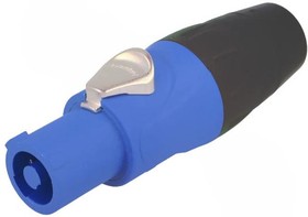 Фото 1/5 HP-3-F, AC Power Plugs & Receptacles PLASTIC PLUG SCREW BLUE 3 POLE