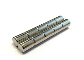 Фото 1/4 Неодимовый магнит 7х10 мм - 10 шт