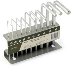 Фото 1/4 561210 Набор ключей шестигранных, 10 шт.