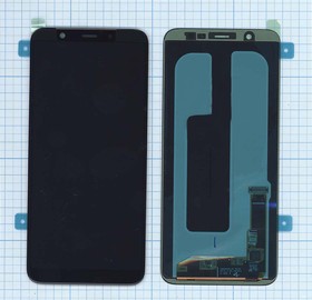 Дисплей (экран) в сборе с тачскрином для Samsung Galaxy A6 Plus (2018) SM-A605FN черный (OLED)