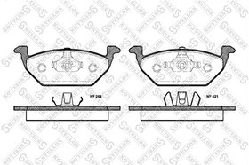 644 020B-SX, 644 020B-SX_=633 20 !колодки дисковые п.\ VW Golf 1.4/1.9SD 97-99, Skoda Octavia 1.4-1.9SD 96-00