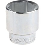 S.30H, 1/2 in Drive 30mm Standard Socket, 6 point, 44 mm Overall Length