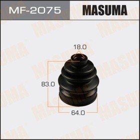 MF-2075, Пыльник ШРУС 64 x 83 x 18 Masuma
