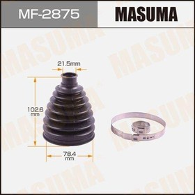 MF-2875, Пыльник ШРУС 78,4 x 102.6 x 21.5 Masuma пластик