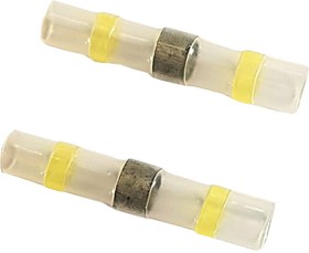 Термоусаживаемый соединитель под пайку L-40 мм 4.0-6.0 мм желтый 908028