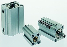 RM/92020/M/10, Pneumatic Compact Cylinder - 20mm Bore, 10mm Stroke, RM/92000/M Series, Double Acting