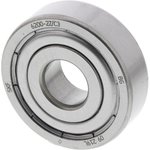 6200-2Z/C3 Single Row Deep Groove Ball Bearing- Both Sides Shielded 10mm I.D ...