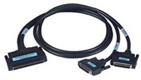 Фото 1/2 Кабель Advantech PCL-10251-2E Кабель интерфейсный SCSI-100 to 2*SCSI-50 Shielded Cable, 2m, P.V.C. jacket 100-Pin to two 50-Pin SCSI Cable,