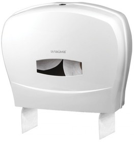 Фото 1/5 Диспенсер для туалетной бумаги PROFESSIONAL,большой, белый, ABS-пластик, 601428