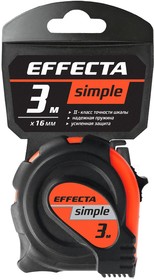 Рулетка 3м-16мм с магнитом EFFECTA Simple (570316) 11612894