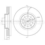 230561C, Тормозной диск Volvo S60 (11.2000-), S80 (05.1998-), V70 (2000-) ...