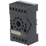 10FF-3Z-C3, 11 Pin 250V ac DIN Rail Relay Socket, for use with HF10FF & HF10FH ...