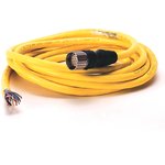 889M-F12AH-5, Straight Female 12 way M23 to Actuator/Sensor Cable, 5m