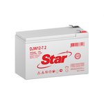 DJW12-7.2 STAR, Аккумулятор свинцовый 12В-7Ач ...