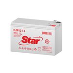DJW12-7.2 STAR, Аккумулятор свинцовый 12В-7Ач ...