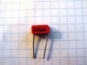 КС520В стабилитрон 20В, 0,5ВТ; Дстаб 20\0,5Вт\kd25\КС520В | купить в розницу и оптом