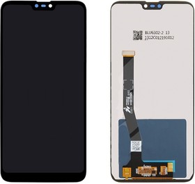 Дисплей (экран) в сборе с тачскрином для Asus ZenFone Max Plus (M2), ZenFone Max Shot черный