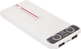 Фото 1/5 Универсальный внешний аккумулятор Power Bank REMAX Kingree Series RPP-18 10000 mAh белый