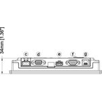 88970564, Модуль: дисплей LCD; 24ВDC; IN 1: RS232,RS485; Серия: em4