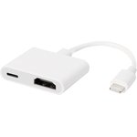 Адаптер Smartbuy 8pin (M) (lightning) - HDMI F (с питанием) (A252)/30