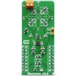 MIKROE-4124, WHEATSTONE CLICK Adapter Board for MAX4208 for MAX4208