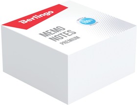 Блок для записи Premium 9х9х4.5 см белый, 100% белизна ZP8601
